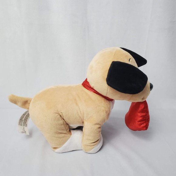 Gemmy Animated Begging Valentine Puppy Plush Toy 2019 "Ain't Too Proud to Beg" - Picture 5 of 15